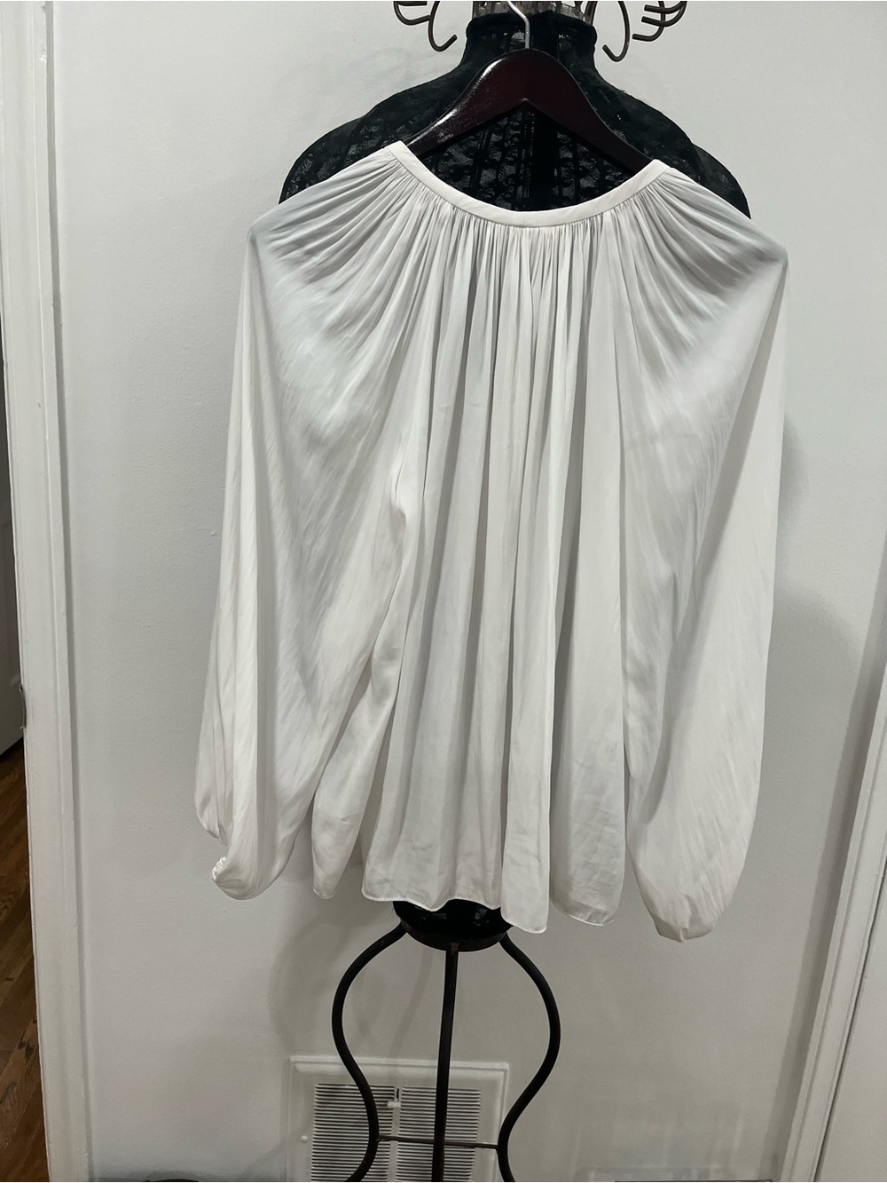 Ramy Brook peasant blouse off white XS - Picture 2 of 2